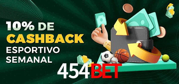 10% de bônus de cashback na 454bet